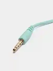 Бирюзовый наушники вакуумные с микрофоном EE-25