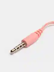 Пудровый наушники с микрофоном вакуумные EE-62