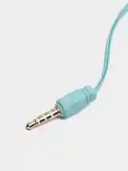 Бирюзовый наушники с микрофоном, вакуумные, L-8
