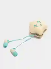 Бирюзовый наушники с микрофоном, вакуумные, L-8
