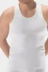 Белый мужская майка