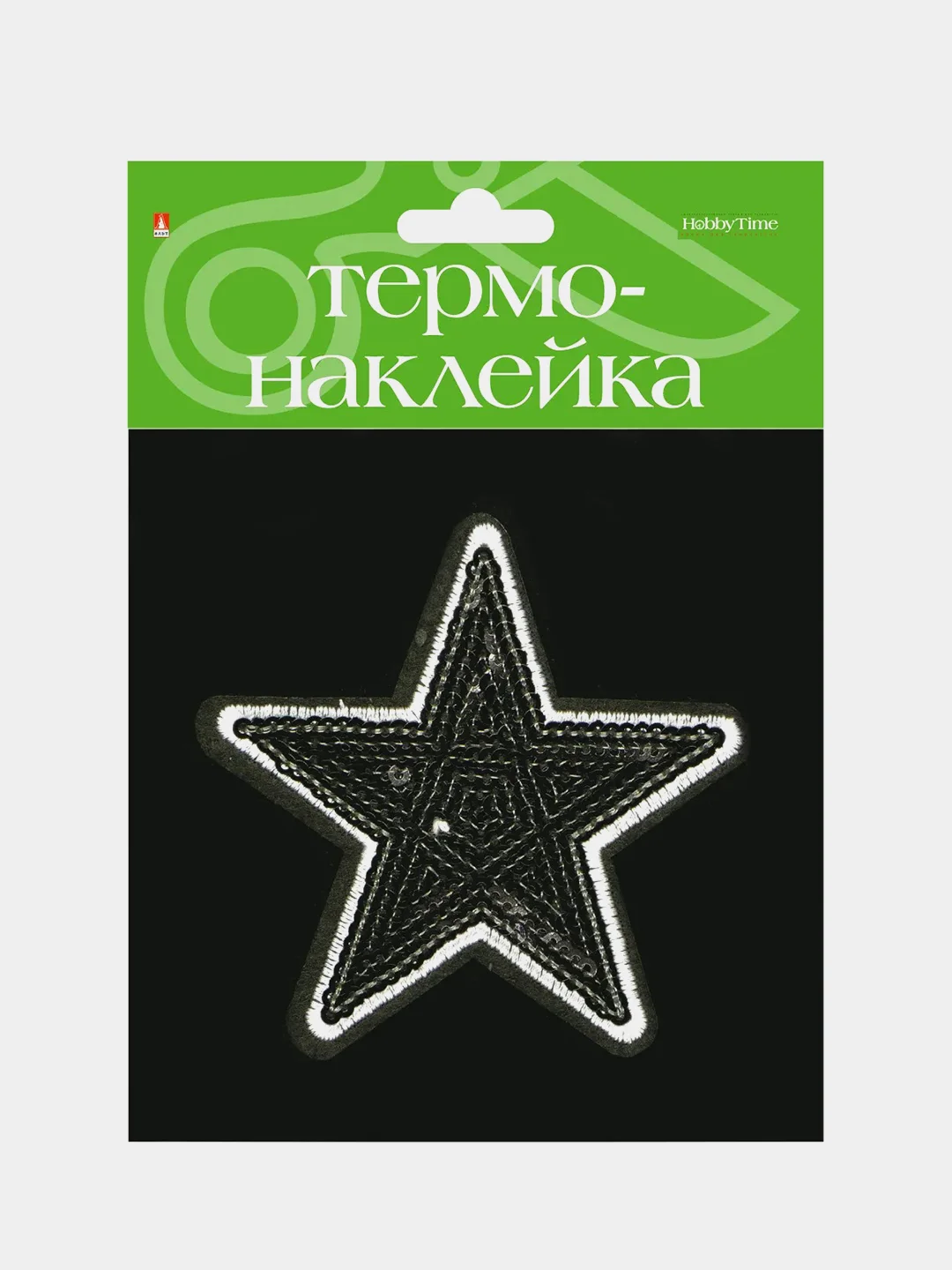 Розовый термонаклейка 2