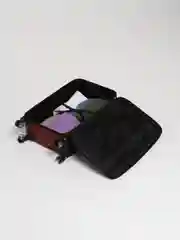 Мятный пластиковый чемодан Kartex 0204