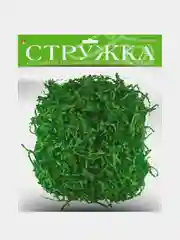 Зеленый наполнитель бумажный гофрированный, 50 гр