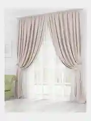 Слоновая кость шторы Homey блэкаут, 150 х 270 см, 2 полотна