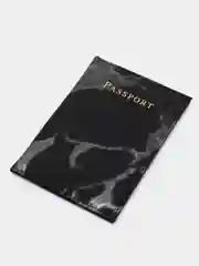 Черный обложка на паспорт