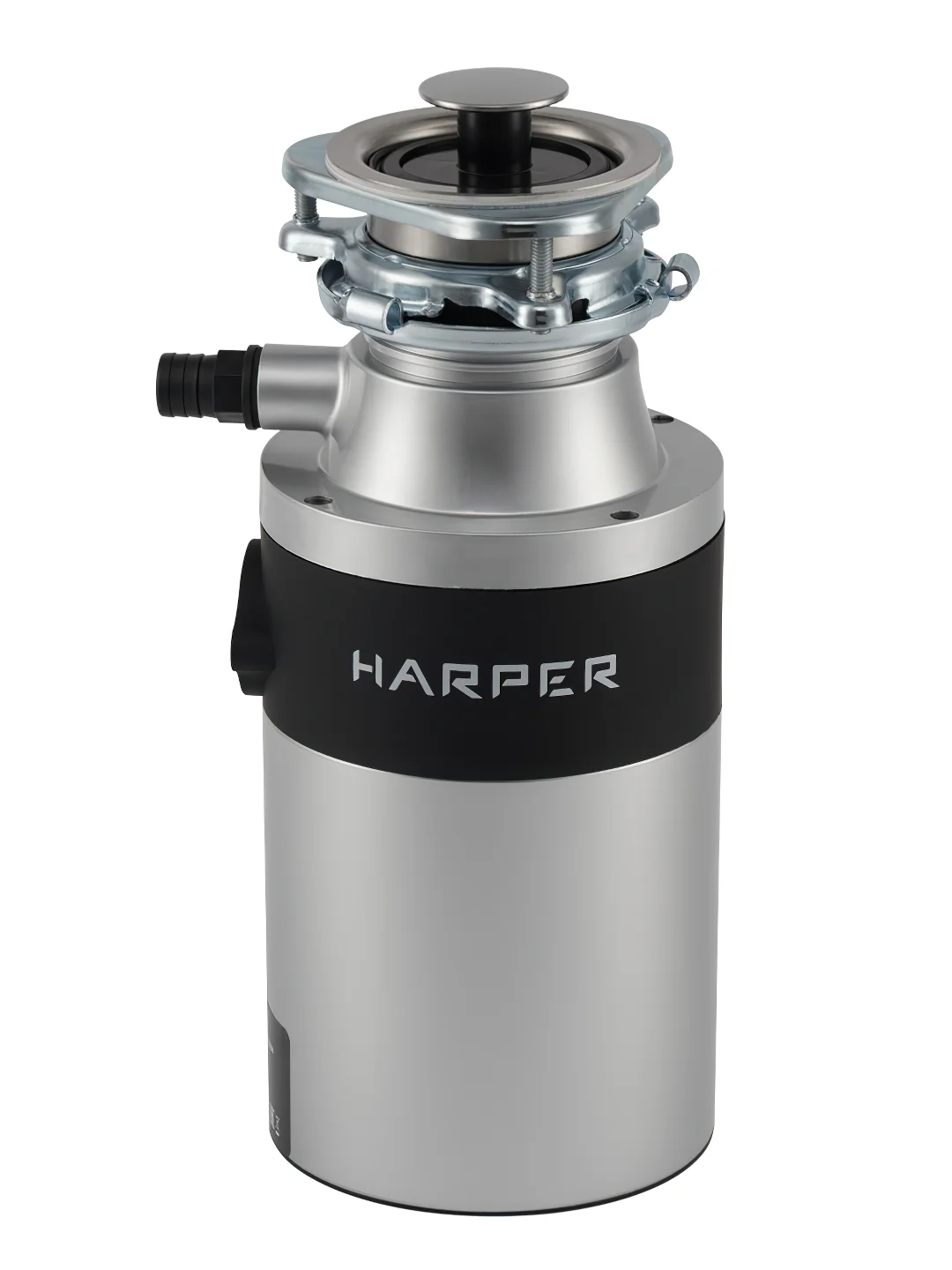 Серебряный измельчитель пищевых отходов, модель HARPER HWD-600D01