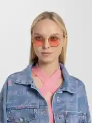 Розовый солнцезащитные очки с UF-защитой, унисекс