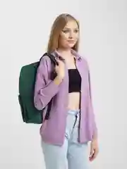 Зеленый школьный набор, 4 в 1: рюкзак, сумка-шоппер, сумка-клатч, пенал