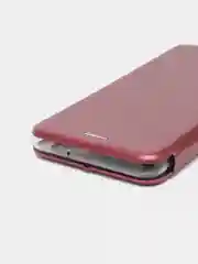 Багровый чехол-книжка для Samsung Galaxy A13 4G (Самсунг Галакси А13)