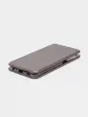 Серебряный чехол-книжка для Samsung Galaxy A23 4G (Самсунг Галакси А23 4G)