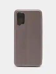 Серебряный чехол-книжка для Samsung Galaxy A13 4G (Самсунг Галакси А13)