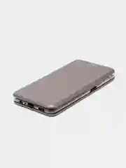 Серебряный чехол-книжка для Samsung Galaxy A13 4G (Самсунг Галакси А13)