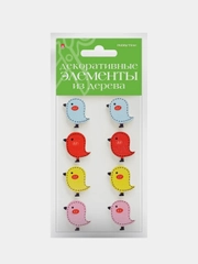 Декор из дерева, крашеный