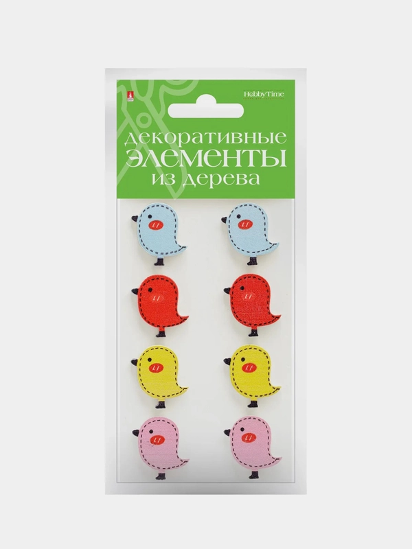 Декор из дерева, крашеный