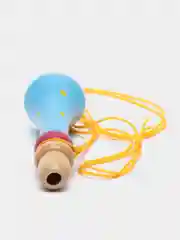 Синий свисток деревянный, дудка