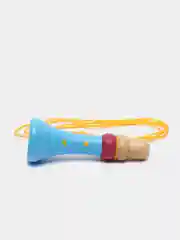 Синий свисток деревянный, дудка