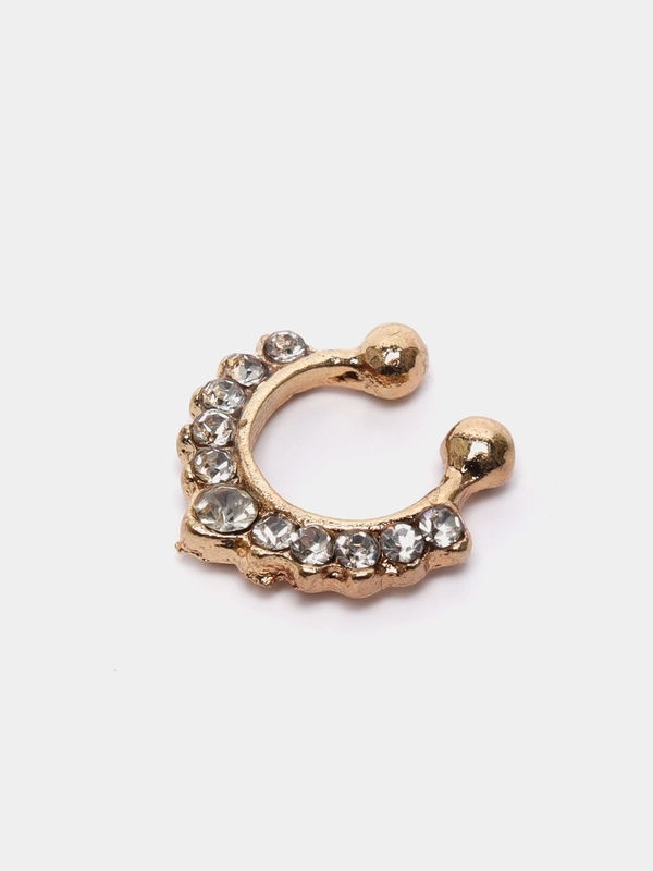 Септум, обманка  со стразами