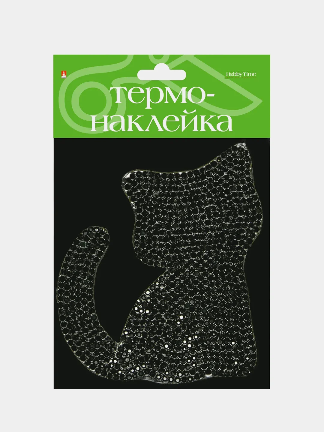 Зеленый термонаклейка