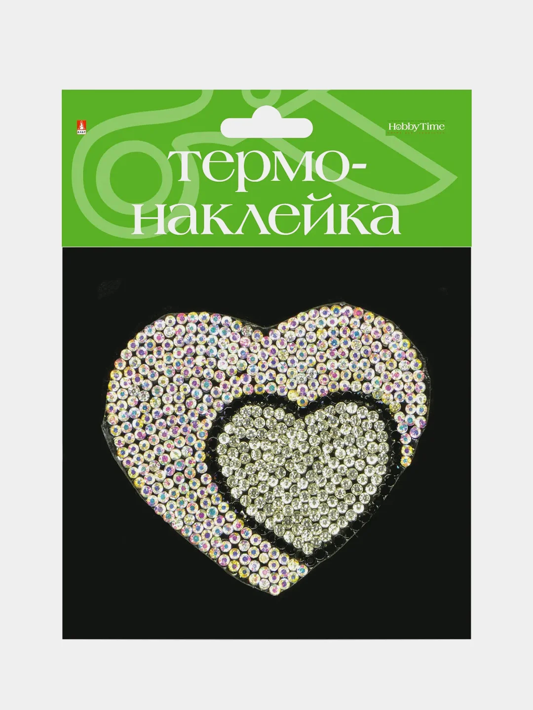 Розовый термонаклейка