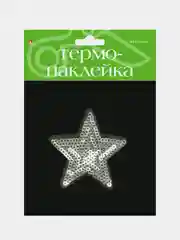 Синий термонаклейка