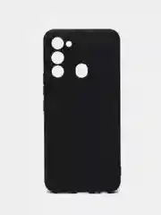 Черный чехол Tecno Spark Go 2022 Spark 8C Техно Спарк Го 2022 Спарк 8С силиконовый прозрачный