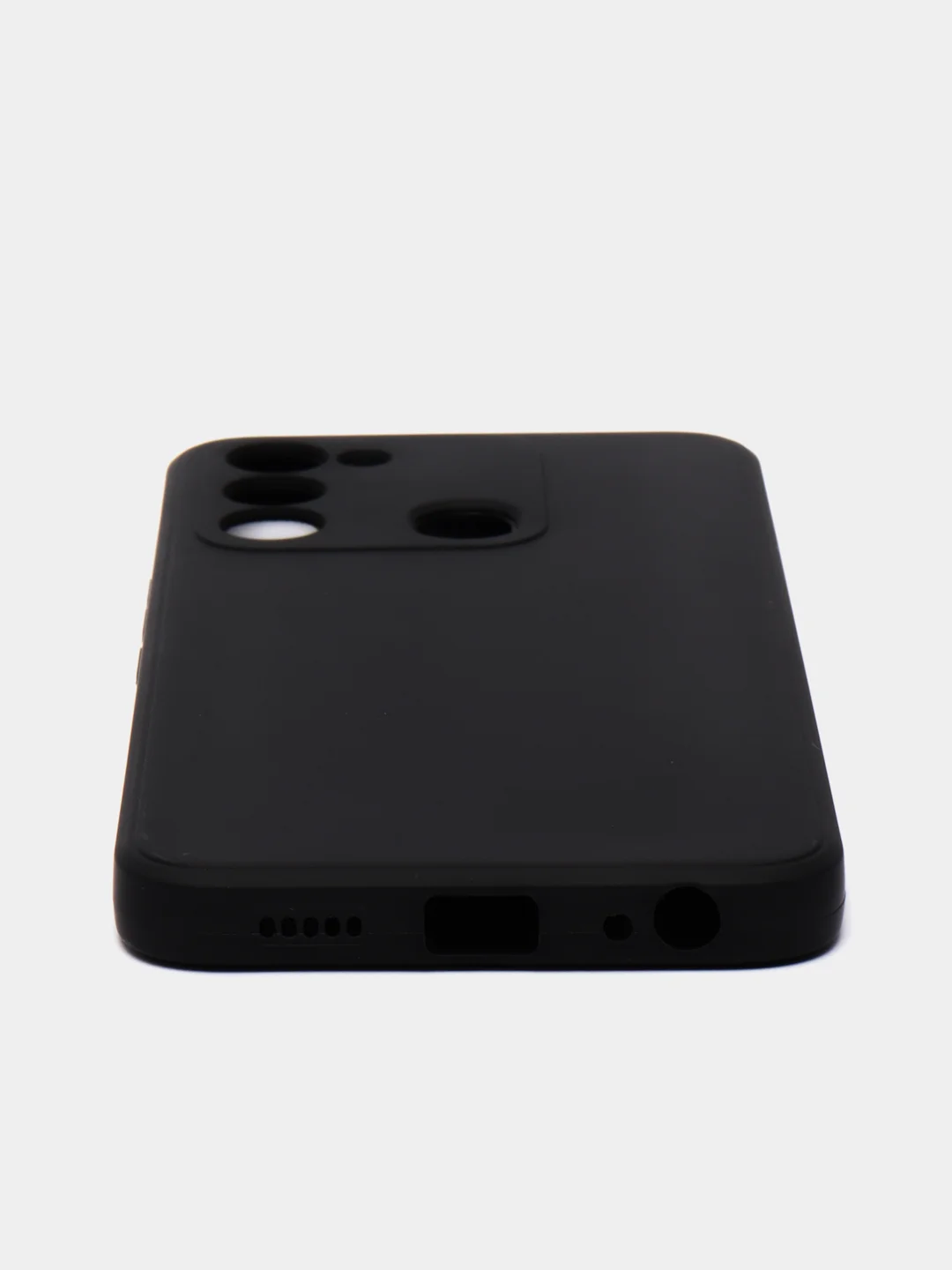 Черный чехол Tecno Spark Go 2022 Spark 8C Техно Спарк Го 2022 Спарк 8С силиконовый прозрачный