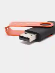 Оранжевый usb-флешка 3 в 1