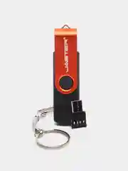 Оранжевый usb-флешка 3 в 1