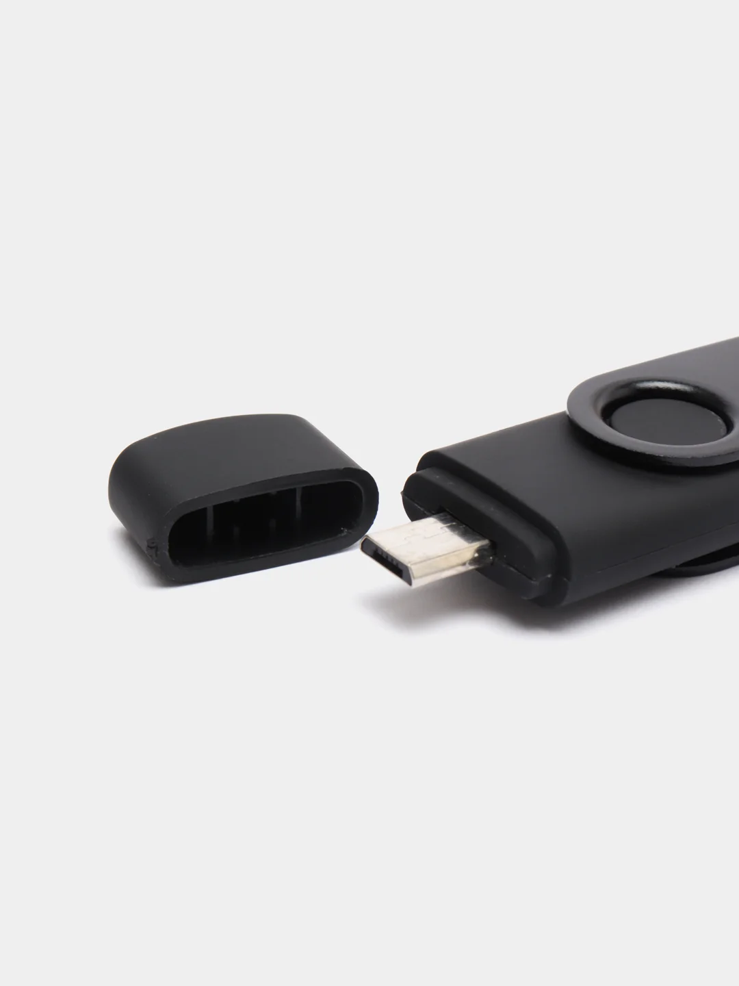 Черный usb-флешка 3 в 1