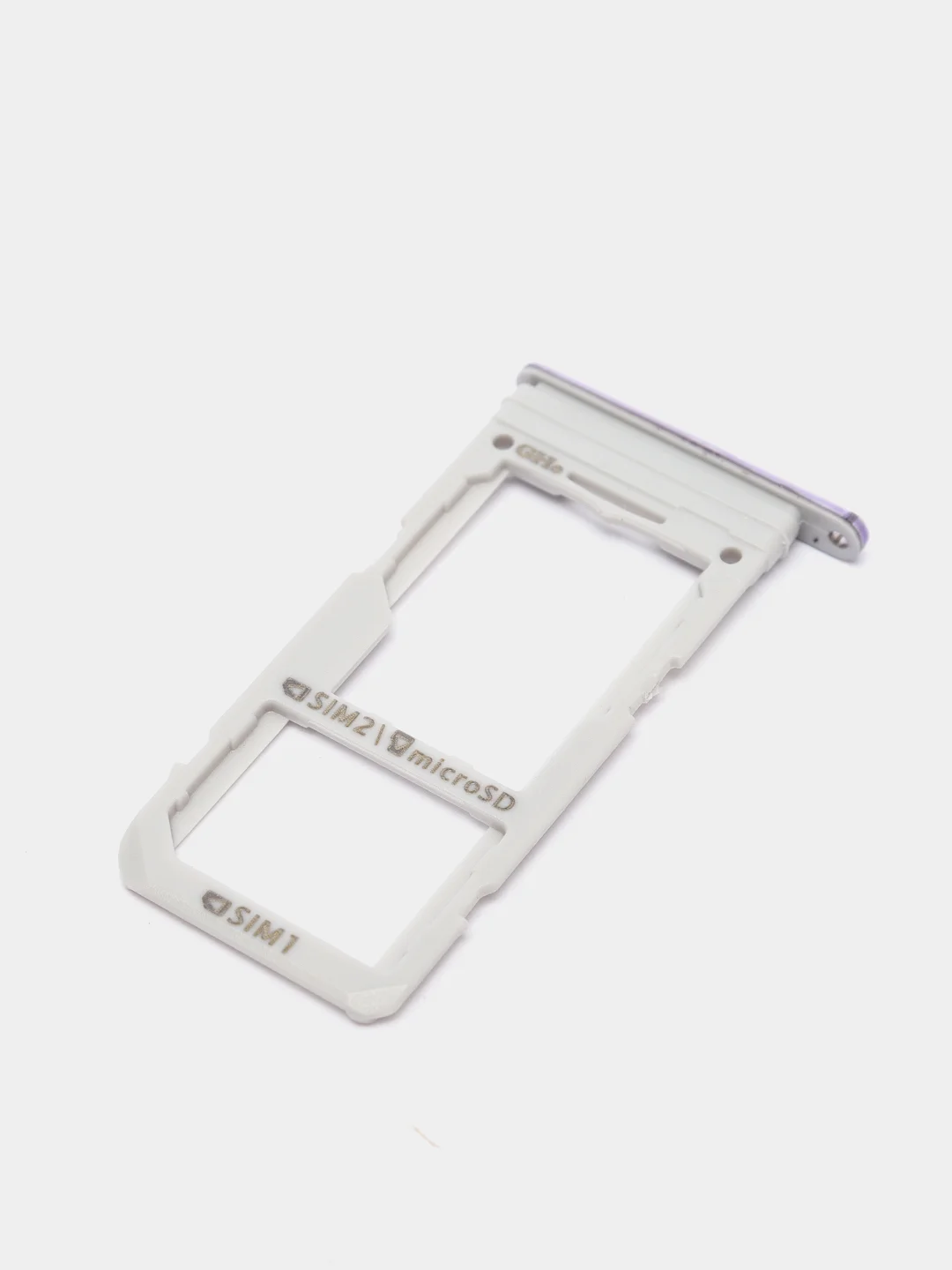 Фиолетовый держатель SIM для Samsung A01, A10, A12, A13, A20, A40, S8, S9 Plus, J330, A51, A21s, A50