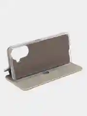 Золотой чехол книжка Huawei Nova Y70, Хуавей Нова У70