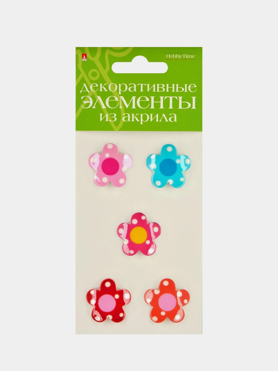 Бежевый меланж декоративные элементы из акрила