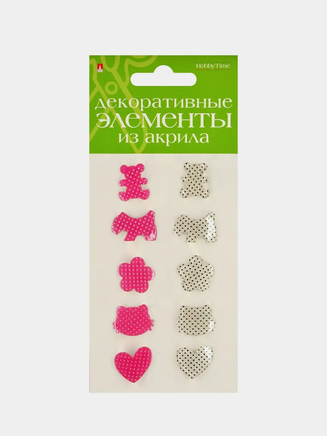 Красный декоративные элементы из акрила