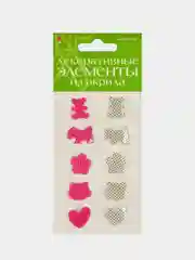 Красный декоративные элементы из акрила