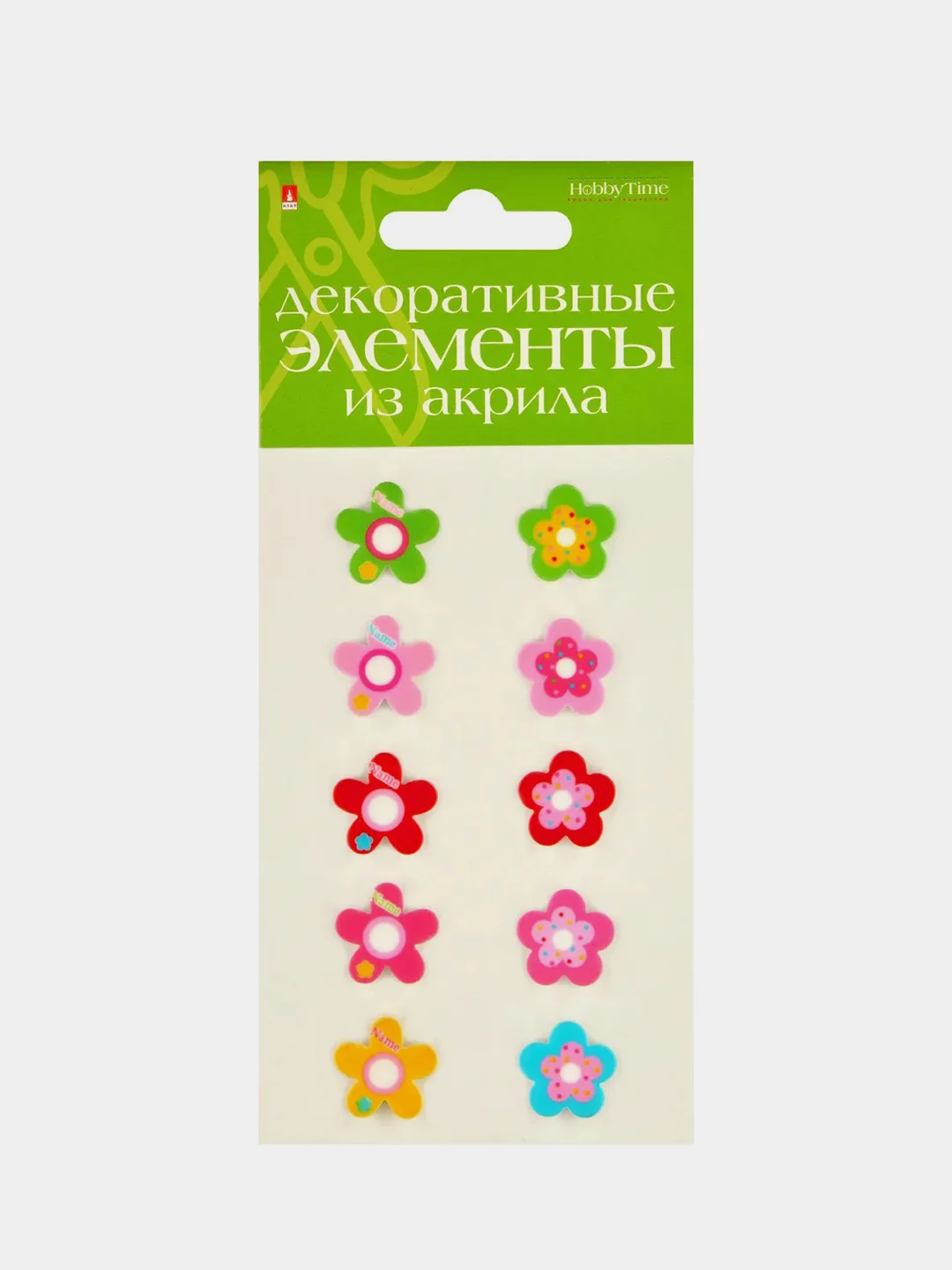 Серебряный декоративные элементы из акрила