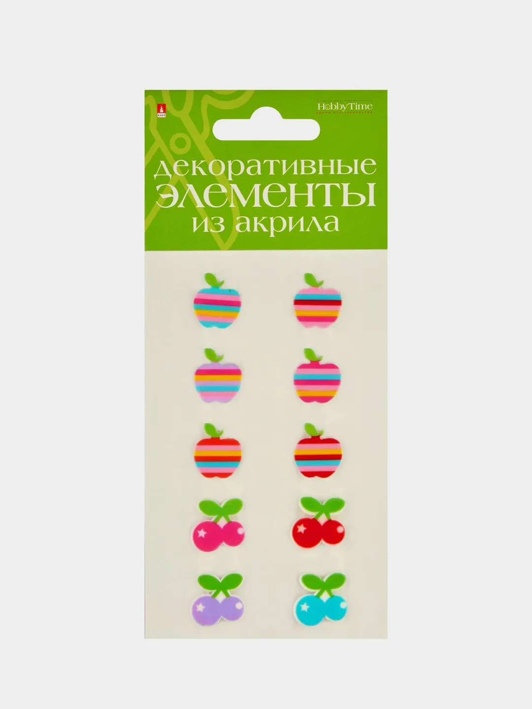 Хаки декоративные элементы из акрила