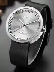 Серый металлик часы наручные мужские Сrrju 2125