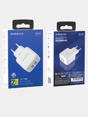 Сетевое зарядное устройство Borofone BA18, 2 USB, 2.1 А