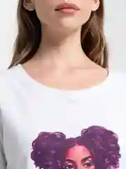 Белый женская футболка