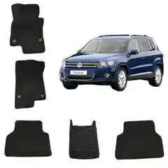 3-D Автомобильные EVA коврики для Volkswagen / VW / Tiguan 1 / Тигуан 1 поколение