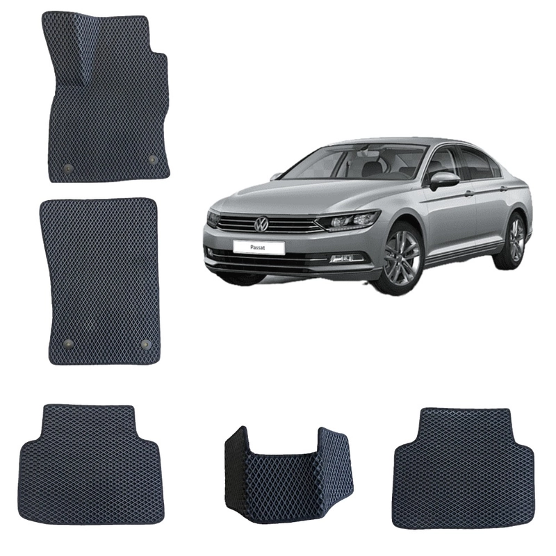 Автомобильные 3D-коврики EVA для Volkswagen Passat B8 / Пассат Б8