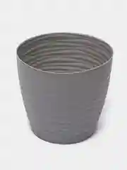 Белый кашпо / горшок для цветов с поддоном ДЮНА IDEA