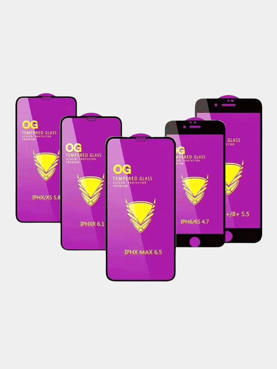 Защитное стекло iPhone 11, XR, X, XS, 11 Pro, XS Max, 12 Pro, 12 ProMax, 13, 13Pro, 14 Pro