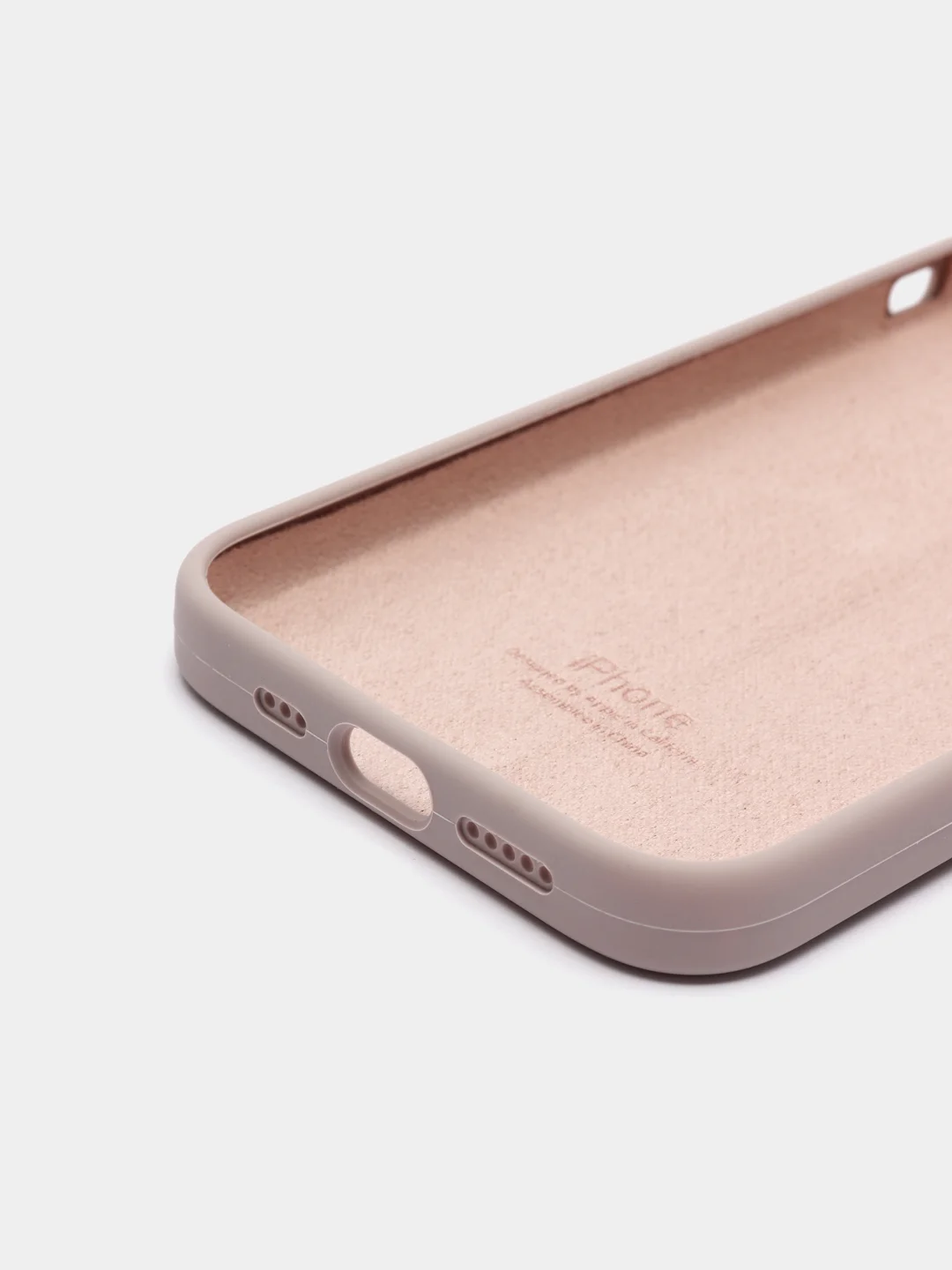 Пудровый чехлы для iPhone 13 Pro, Silicone Case