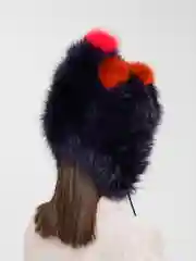 Фиолетовый шапка детская для девочки, зима