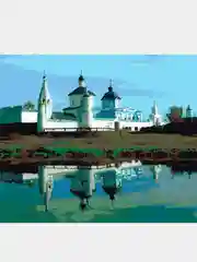 Картина по номерам на холсте 50х40 "Богородице-Рождественский Бобренев монастырь"