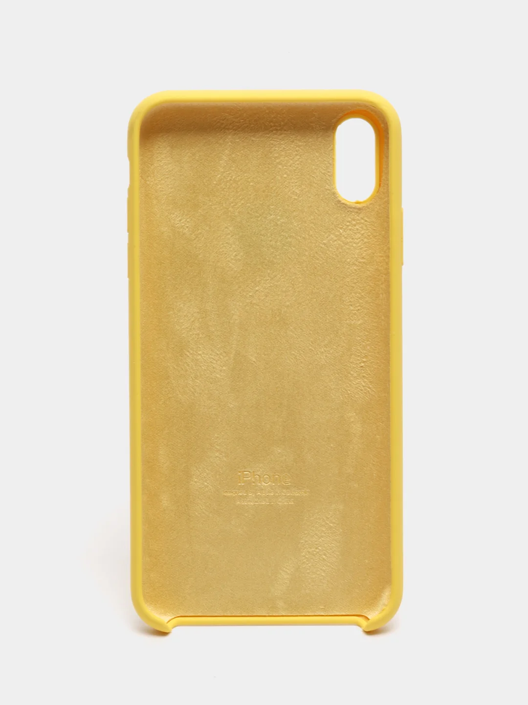 Желтый чехлы для iPhone XS Max Silicone Case