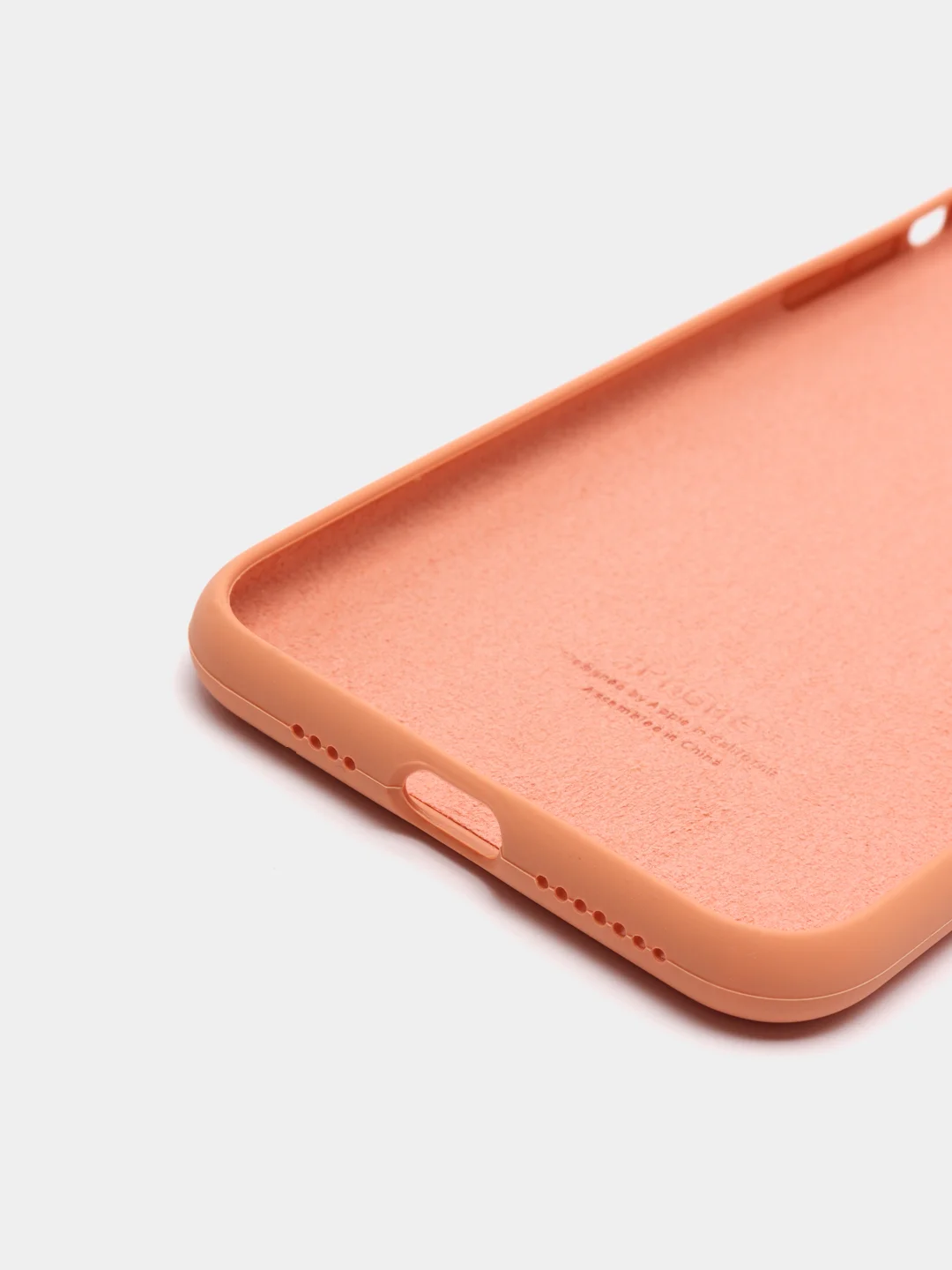 Светло-оранжевый чехлы для iPhone XS Max Silicone Case