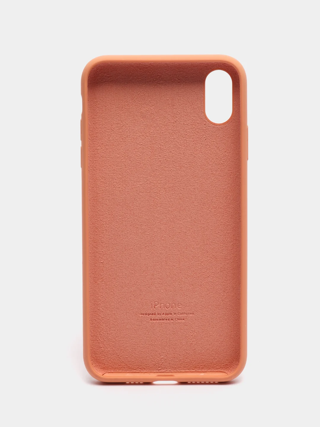 Светло-оранжевый чехлы для iPhone XS Max Silicone Case